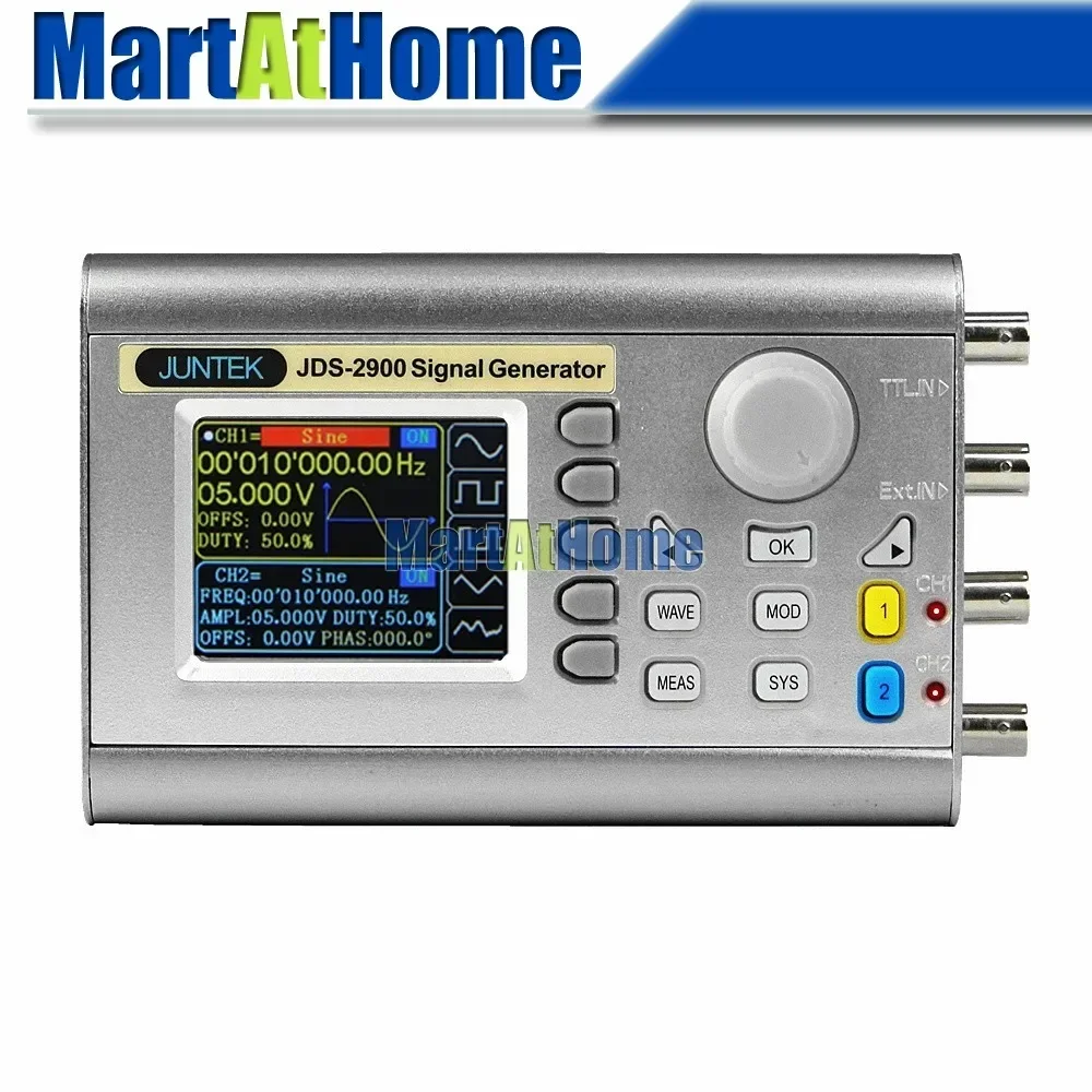 Function Arbitrary Waveform Generator - مولد إشارات رقمي ثنائي القناة DDS،