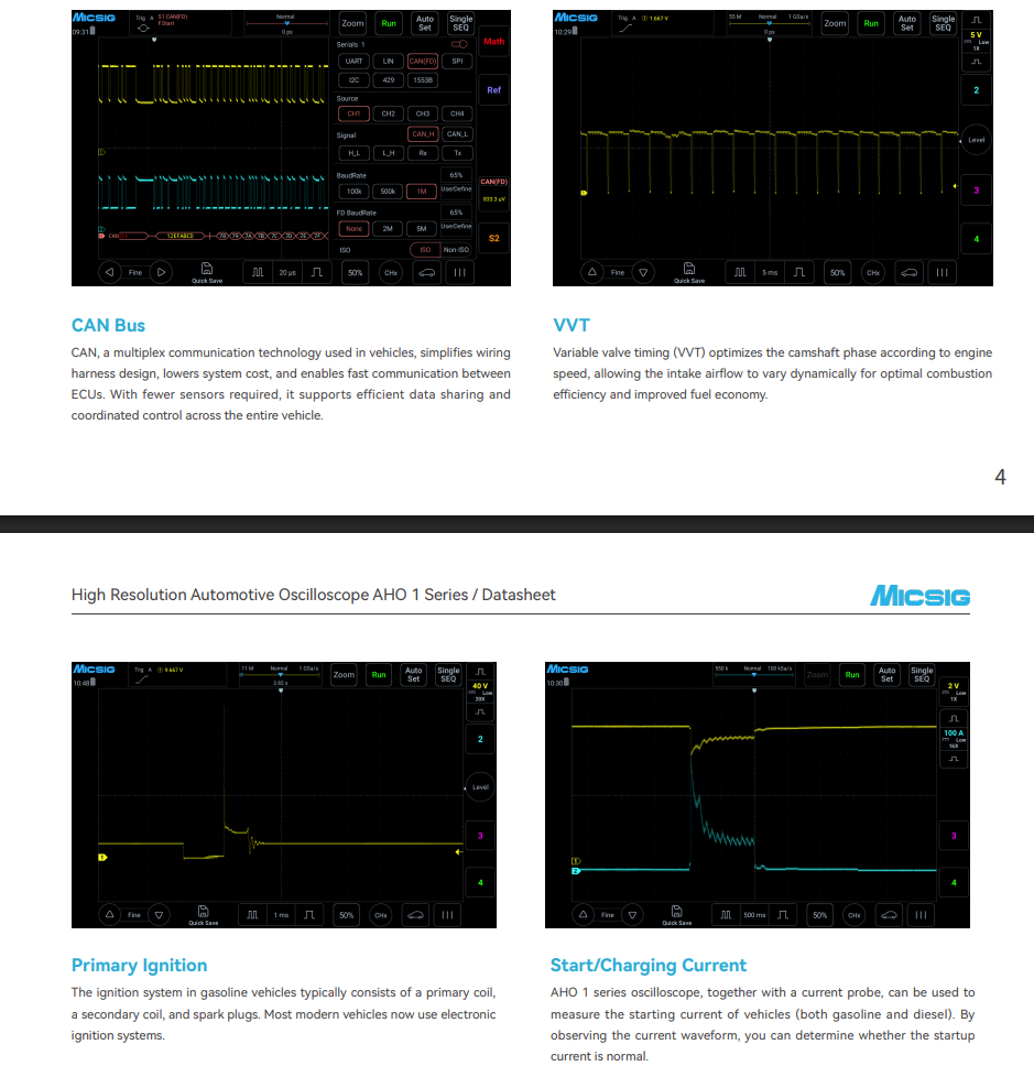 ميكسيج AHO14 أوسيلوسكوب سيارات - مراجعة Signal Generator Spectrum Analyzer وسعره