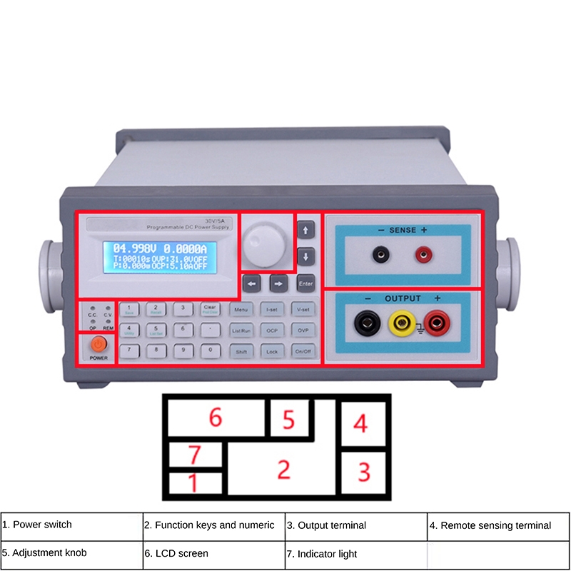 مزود طاقة تيار مستمر قابل للبر - مراجعة Linear Lab Power Supply Adjustable وسعره